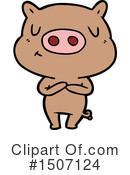 Pig Clipart #1507124 by lineartestpilot