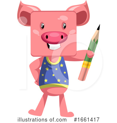 Pig Clipart #1661417 by Morphart Creations