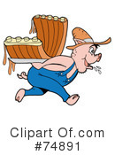 Pig Clipart #74891 by LaffToon