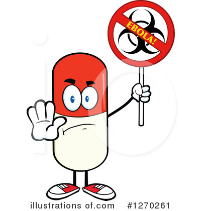 Pill Mascot Clipart #1270261 by Hit Toon