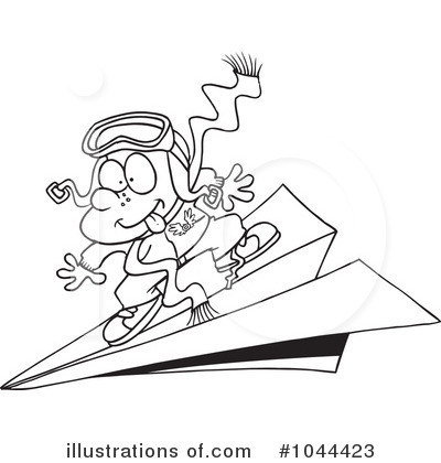 Royalty-Free (RF) Pilot Clipart Illustration by toonaday - Stock Sample #1044423