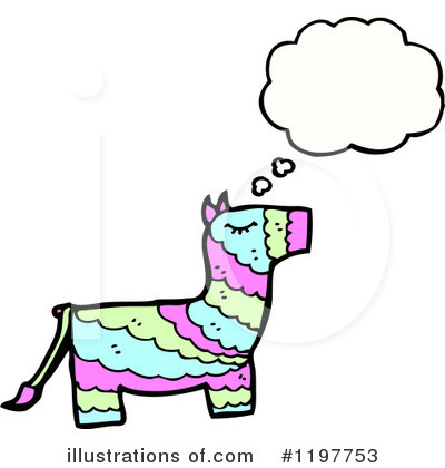 Royalty-Free (RF) Pinata Clipart Illustration by lineartestpilot - Stock Sample #1197753