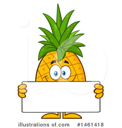 Pineapple Clipart #1461418 by Hit Toon