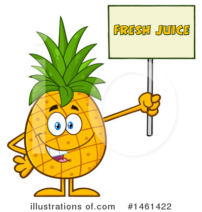 Pineapple Clipart #1461422 by Hit Toon