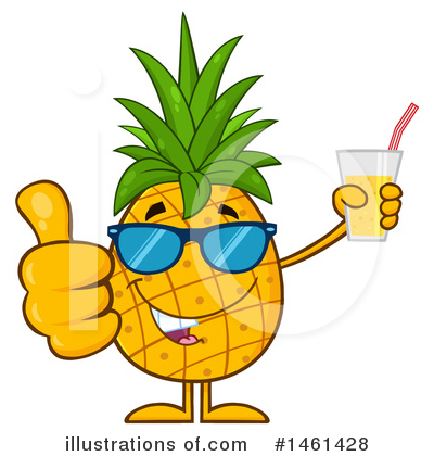 Pineapple Clipart #1461428 by Hit Toon