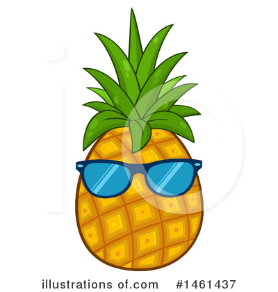 Pineapple Clipart #1461437 by Hit Toon