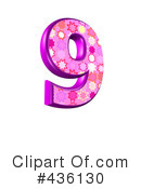 Pink Burst Number Clipart #436130 by chrisroll