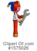 Pink Design Mascot Clipart #1575026 by Leo Blanchette