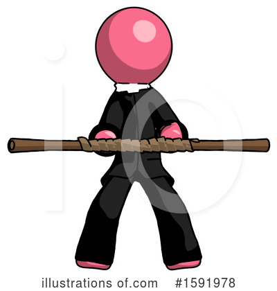 Royalty-Free (RF) Pink Design Mascot Clipart Illustration by Leo Blanchette - Stock Sample #1591978