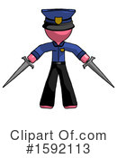 Pink Design Mascot Clipart #1592113 by Leo Blanchette