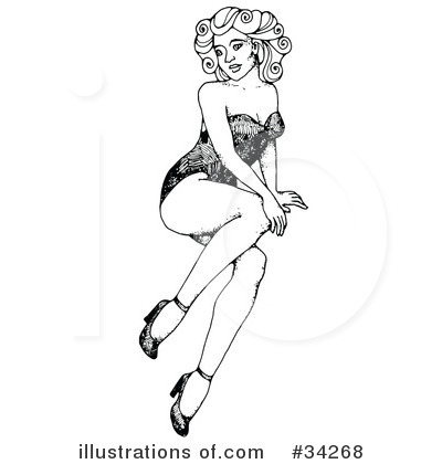 Pinup Clipart #34268 by C Charley-Franzwa