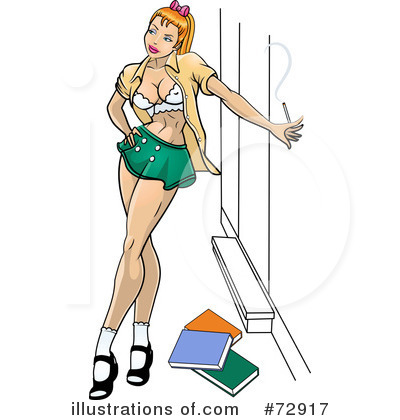 Royalty-Free (RF) Pinup Clipart Illustration by r formidable - Stock Sample #72917