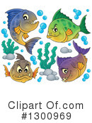 Piranha Clipart #1300969 by visekart