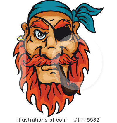 Royalty-Free (RF) Pirate Clipart Illustration by Vector Tradition SM - Stock Sample #1115532