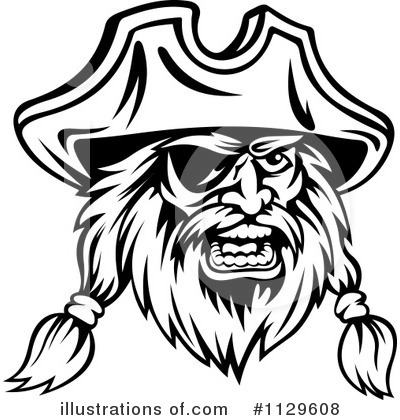 Pirate Clipart #1129608 by Vector Tradition SM