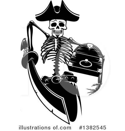 Skeleton Clipart #1382545 by Vector Tradition SM