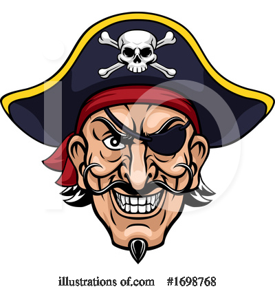 Royalty-Free (RF) Pirate Clipart Illustration by AtStockIllustration - Stock Sample #1698768