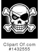 Pirate Skull Clipart #1432555 by Cory Thoman