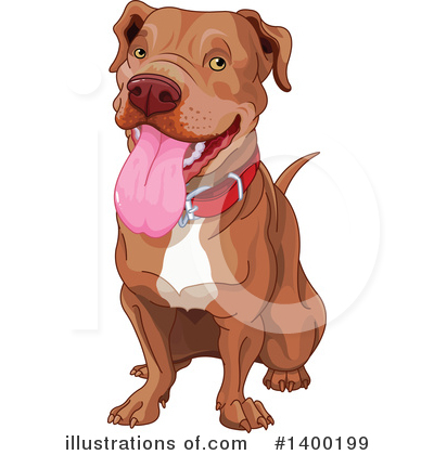 Pit Bull Clipart #1400199 by Pushkin