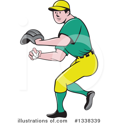 Baseball Player Clipart #1338339 by patrimonio