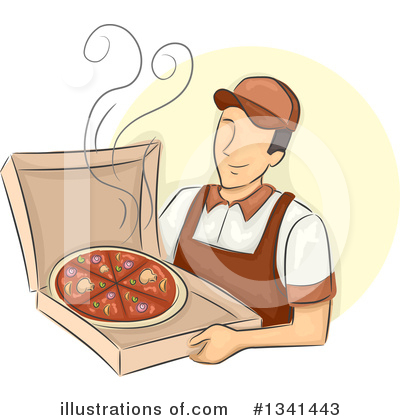 Pizza Clipart #1341443 by BNP Design Studio