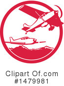 Plane Clipart #1479981 by patrimonio