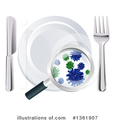 Dishes Clipart #1361907 by AtStockIllustration
