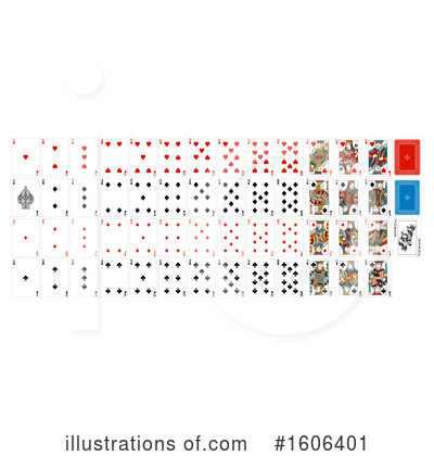 Playing Cards Clipart #1606401 by AtStockIllustration