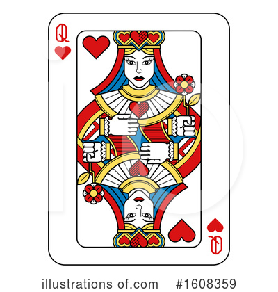 Playing Cards Clipart #1608359 by AtStockIllustration