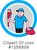 Plumber Clipart #1256808 by patrimonio