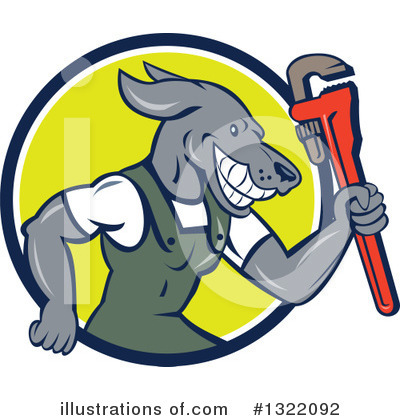 Royalty-Free (RF) Plumber Clipart Illustration by patrimonio - Stock Sample #1322092