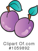 Plums Clipart #1059892 by visekart