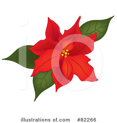 Poinsettia Clipart #82266 by Pams Clipart