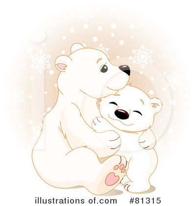 Royalty-Free (RF) Polar Bear Clipart Illustration by Pushkin - Stock Sample #81315