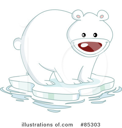 Royalty-Free (RF) Polar Bear Clipart Illustration by yayayoyo - Stock Sample #85303