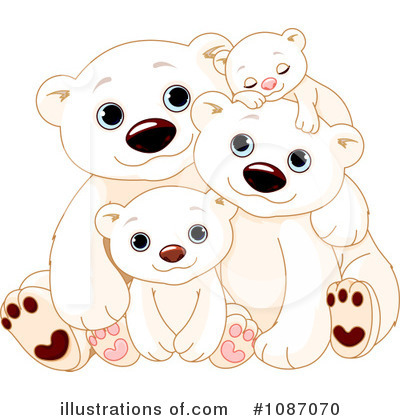 Polar Bear Clipart #1087070 by Pushkin
