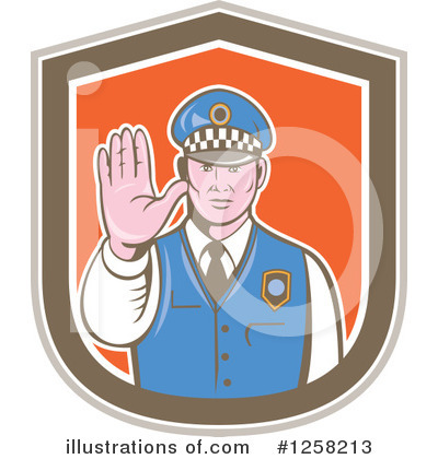 Police Officer Clipart #1258213 by patrimonio