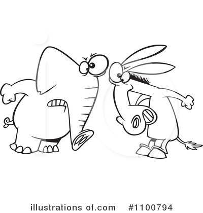 Donkey Clipart #1100794 by toonaday