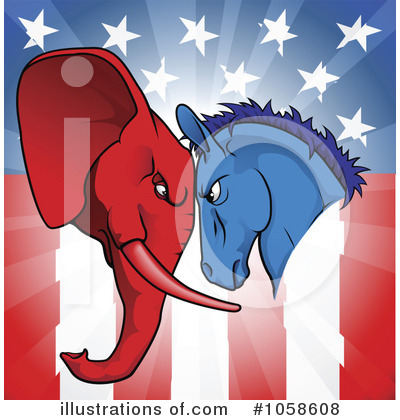 Republican Clipart #1058608 by AtStockIllustration