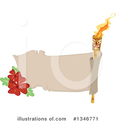Tiki Torch Clipart #1346771 by BNP Design Studio