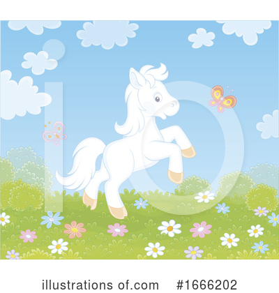 Royalty-Free (RF) Pony Clipart Illustration by Alex Bannykh - Stock Sample #1666202