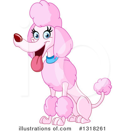 Pink Poodle Clipart #1318261 by yayayoyo