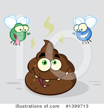 Royalty-Free (RF) Poop Character Clipart Illustration by Hit Toon - Stock Sample #1399713