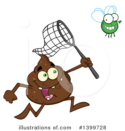 Royalty-Free (RF) Poop Character Clipart Illustration by Hit Toon - Stock Sample #1399728
