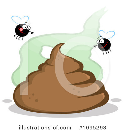 Royalty-Free (RF) Poop Clipart Illustration by Hit Toon - Stock Sample #1095298