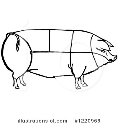 Royalty-Free (RF) Pork Clipart Illustration by Picsburg - Stock Sample #1220966