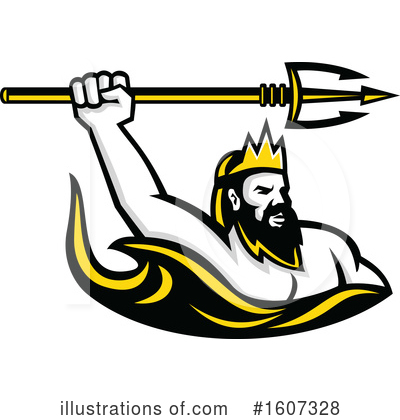 Royalty-Free (RF) Poseidon Clipart Illustration by patrimonio - Stock Sample #1607328