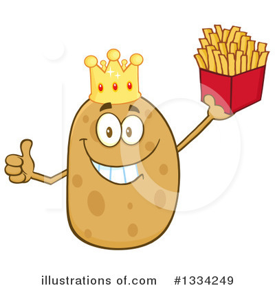 Potato Clipart #1334249 by Hit Toon
