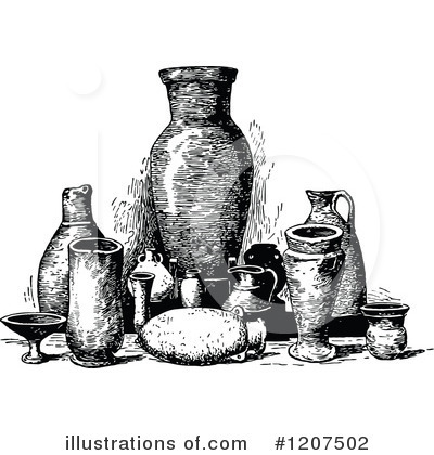 Pottery Clipart #1207502 by Prawny Vintage