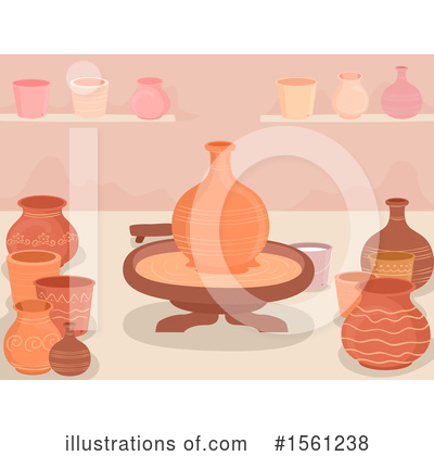 Royalty-Free (RF) Pottery Clipart Illustration by BNP Design Studio - Stock Sample #1561238